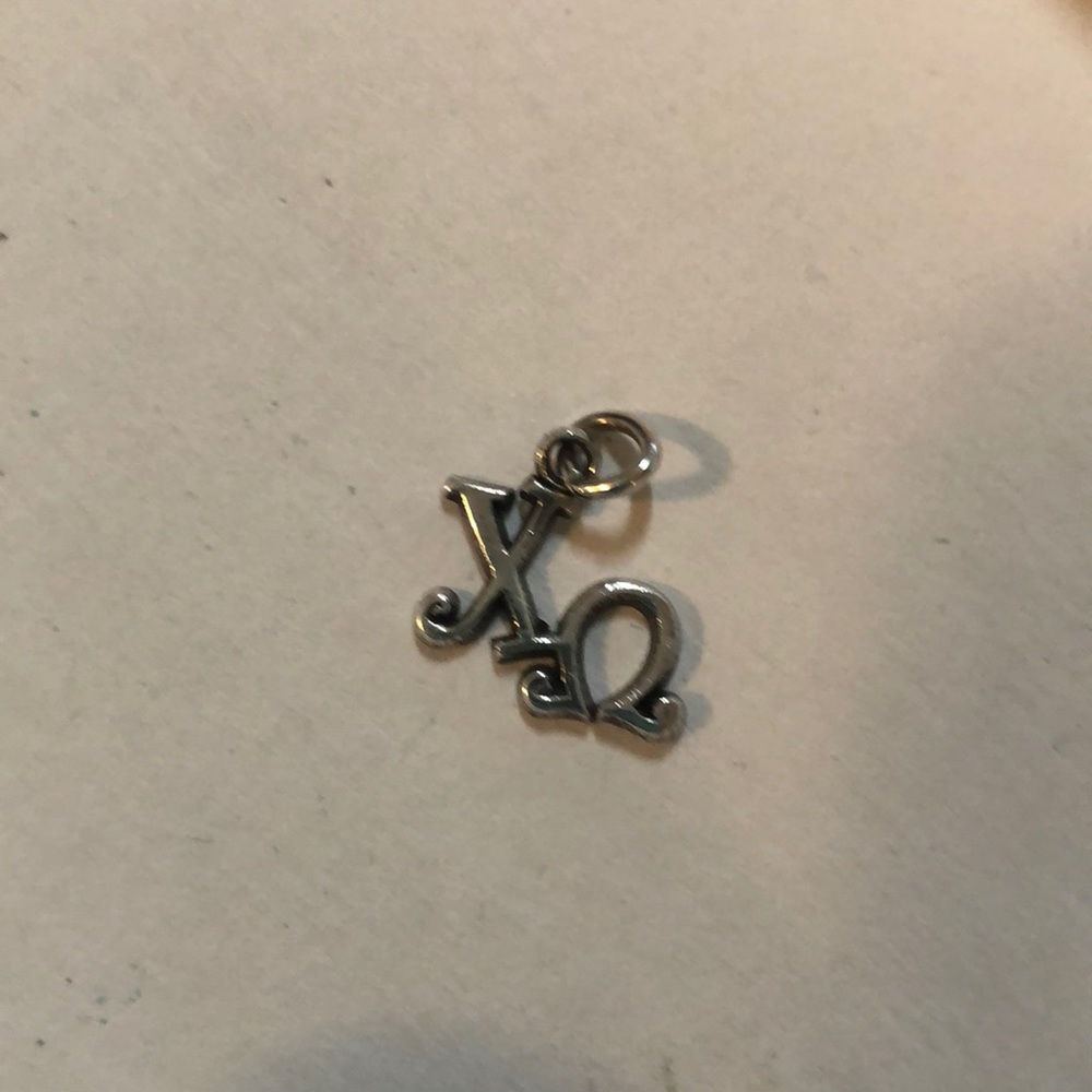 🧿🧿 4/$20 sale! Chi omega .925 silver charm
